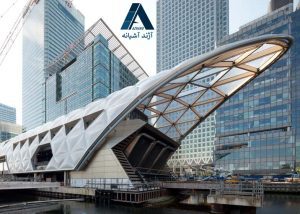 مجموعه Crossrail، در Canary Wharf